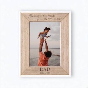 Engraved Photo Frame | Gift for Friend | Personalised frame |  Photo Frame | Personalised Wooden Engraved Picture Frame,  -FR053