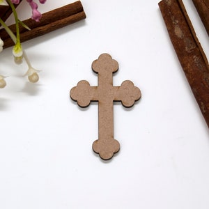 A2410 Drewniane krzyże MDF Brzoza drewno materiały rzemieślnicze, DIY, dekoracje komunijne, tworzenie kartek, drewniane kształty