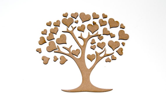 Family Tree ,home Decor,wooden Shapes for Crafts, Wooden Craft Shapes, MDF  Craft Shapes, MDF Shapes T210 