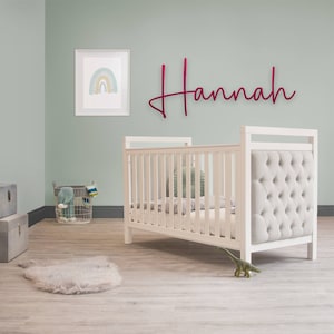 Signo de nombre personalizado grande, signo de nombre de oro espejo, signo de fondo acrílico, nombres de espejo de oro, signo de pared de nombre acrílico, decoración de pared -CT2048
