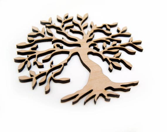 Wooden Tree DIY Supplies, Wooden Shapes For Crafts, Wooden Craft Shapes,  MDF Craft Shapes, MDF Shapes - T006