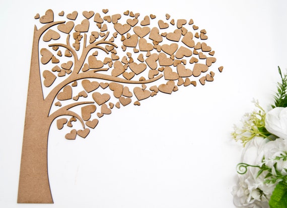 T306 Laser Cut MDF Heart Tree,ikea Frames,wooden Shapes for Crafts, Wooden  Craft Shapes, MDF Craft Shapes, MDF Shapes 