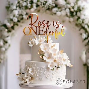 Name cake topper, Personalized Cake,  Gold Cake topper, Acrylic Cake, Custom cake topper, Cake Décor, Birthday Cake Topper CT2057