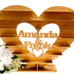 Personalised name Ferrero Rocher Wedding Display Stand,Personalized Ferrero Rocher Heart Tree, Wedding Display Stand, Weddings & Candy Bars