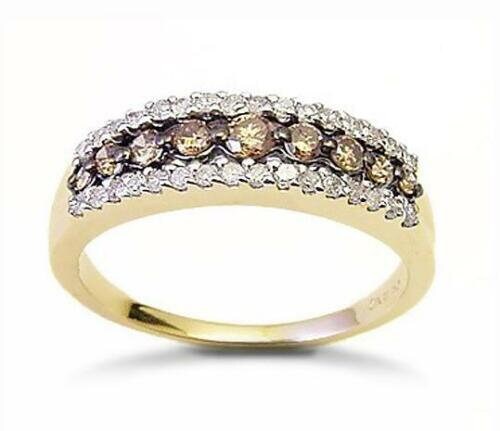 Mens chocolate 2024 diamond wedding bands