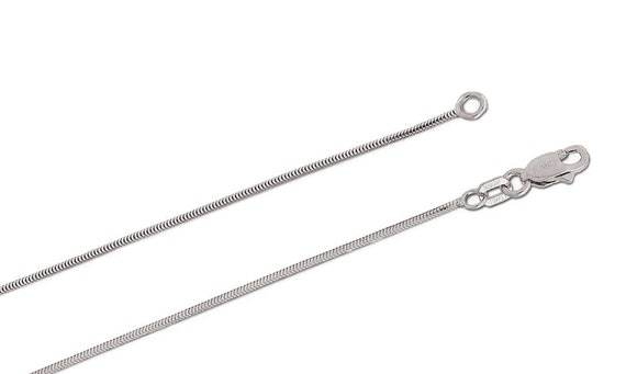 White gold snake chain 18 cheap inches