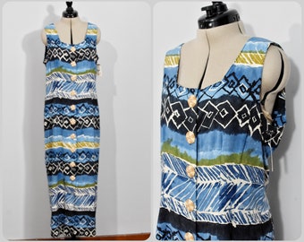 R. J. Stevens Tiki Dress NOS