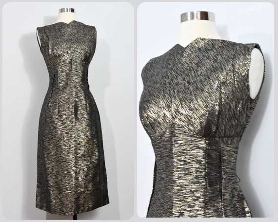 Crisandra metallic dress clearance
