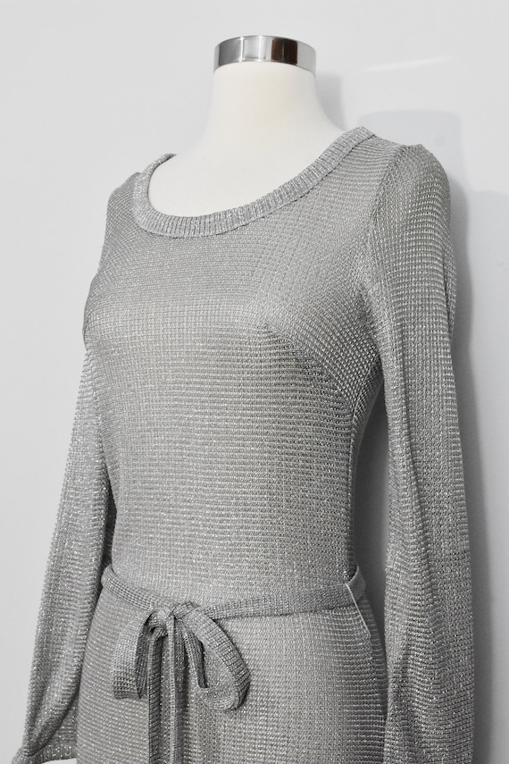 Jonathan Logan 60s/70s Metallic Knit Dress - image 5