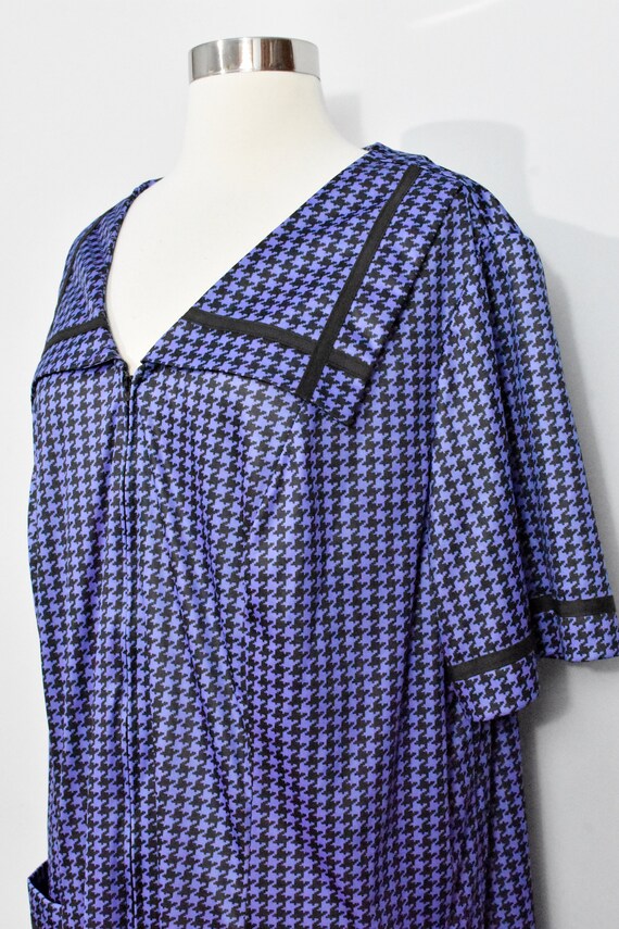 Purple Houndstooth Housedress by Yakko - image 6