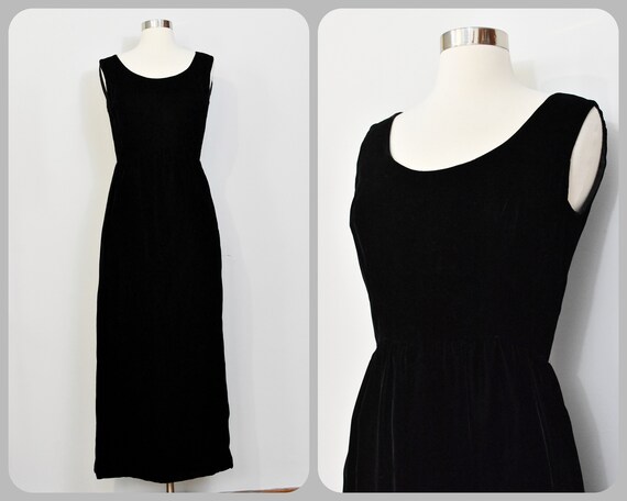 Nat Kaplan New York Velvet 60s Maxi Dress