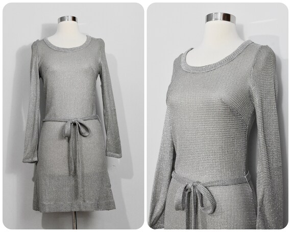 Jonathan Logan 60s/70s Metallic Knit Dress