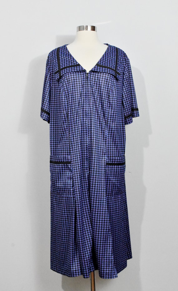Purple Houndstooth Housedress by Yakko - image 2