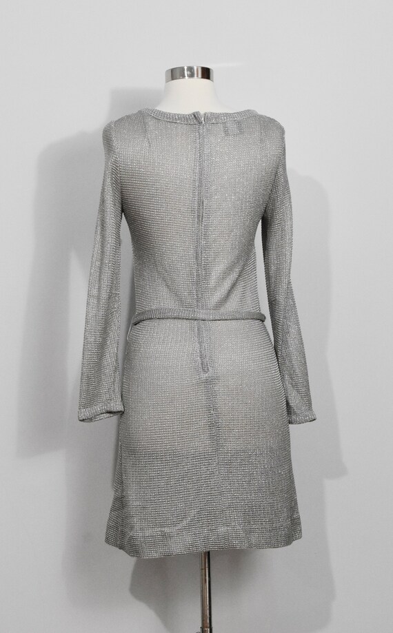 Jonathan Logan 60s/70s Metallic Knit Dress - image 4