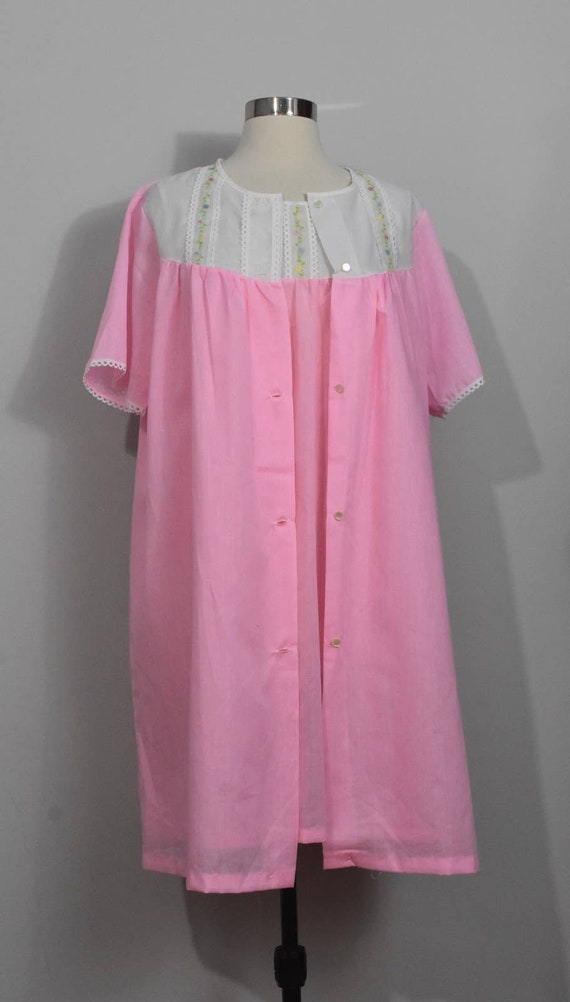 Sears Pink Peignoir Set 60s - image 5