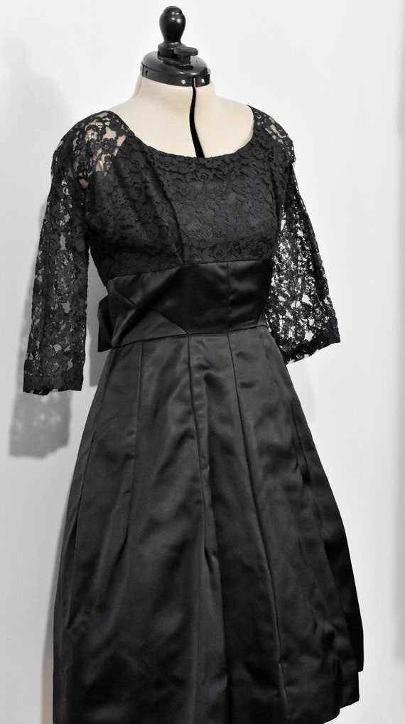 Toby Lynn New York Black 50s Cocktail Dress - image 7