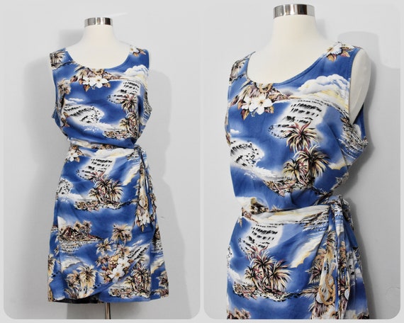 Hilo Hattie Hawaiian Sarong Dress