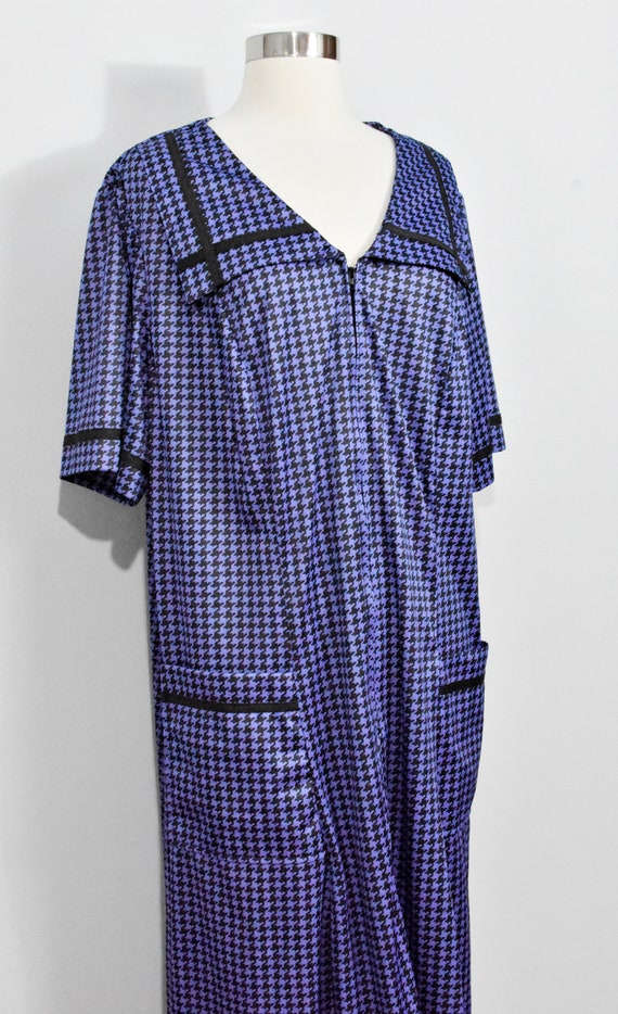 Purple Houndstooth Housedress by Yakko - image 7