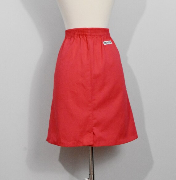 Sweet Orr Red Butterfly Applique Mini Skirt - image 4