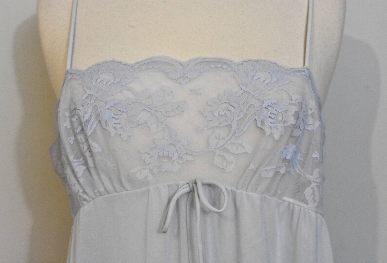 Behind Every Olga There Really Is An Olga Blue 1960s Olga Nightgown