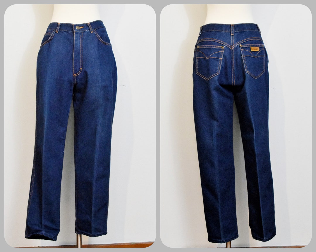 PS Gitano 80s High Waist/dark Wash Jeans - Etsy