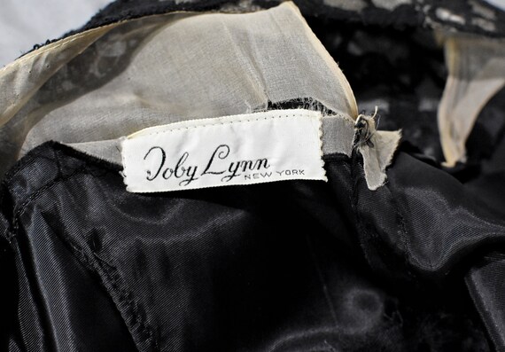 Toby Lynn New York Black 50s Cocktail Dress - image 8