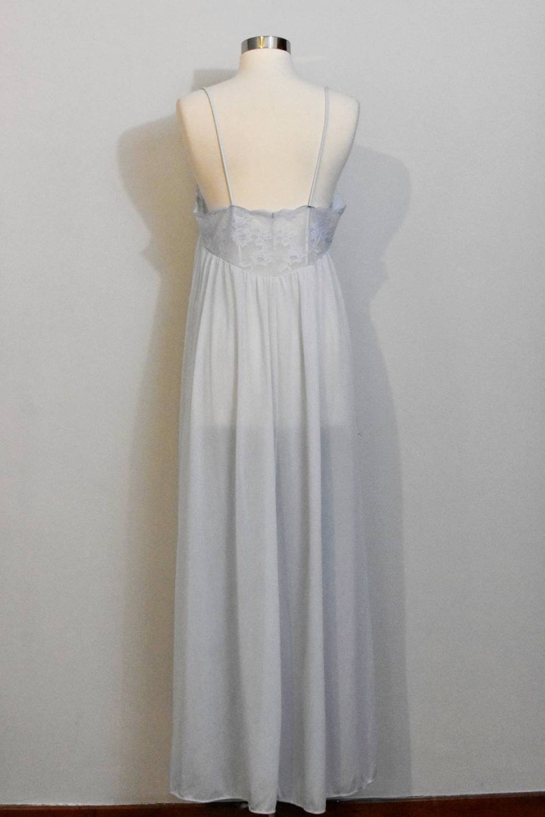 Behind Every Olga There Really Is An Olga Blue 1960s Olga Nightgown