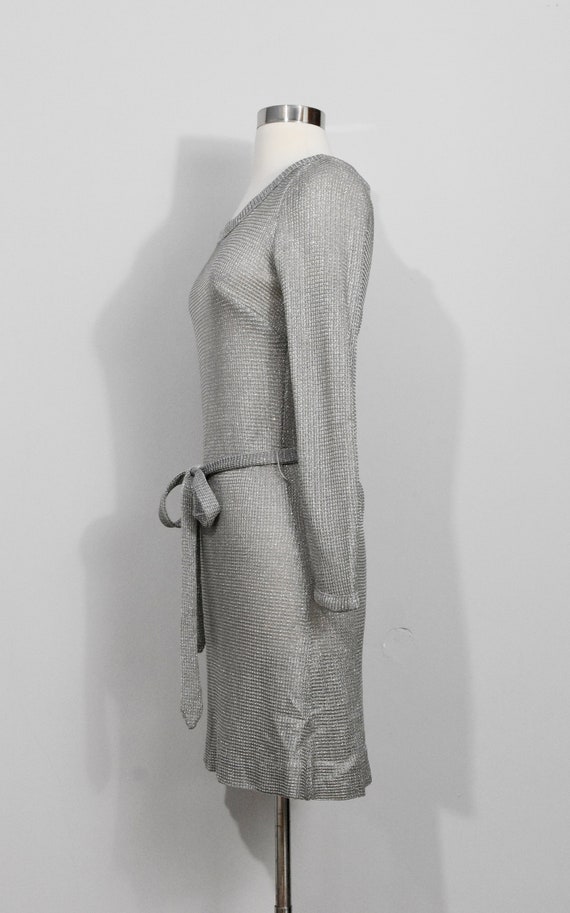 Jonathan Logan 60s/70s Metallic Knit Dress - image 3