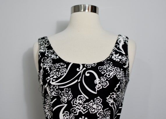 Malia Black/White Butterfly Print Dress - image 6