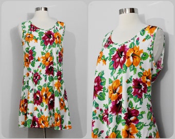 Les Tropiques Hawaii Trapeze Dress