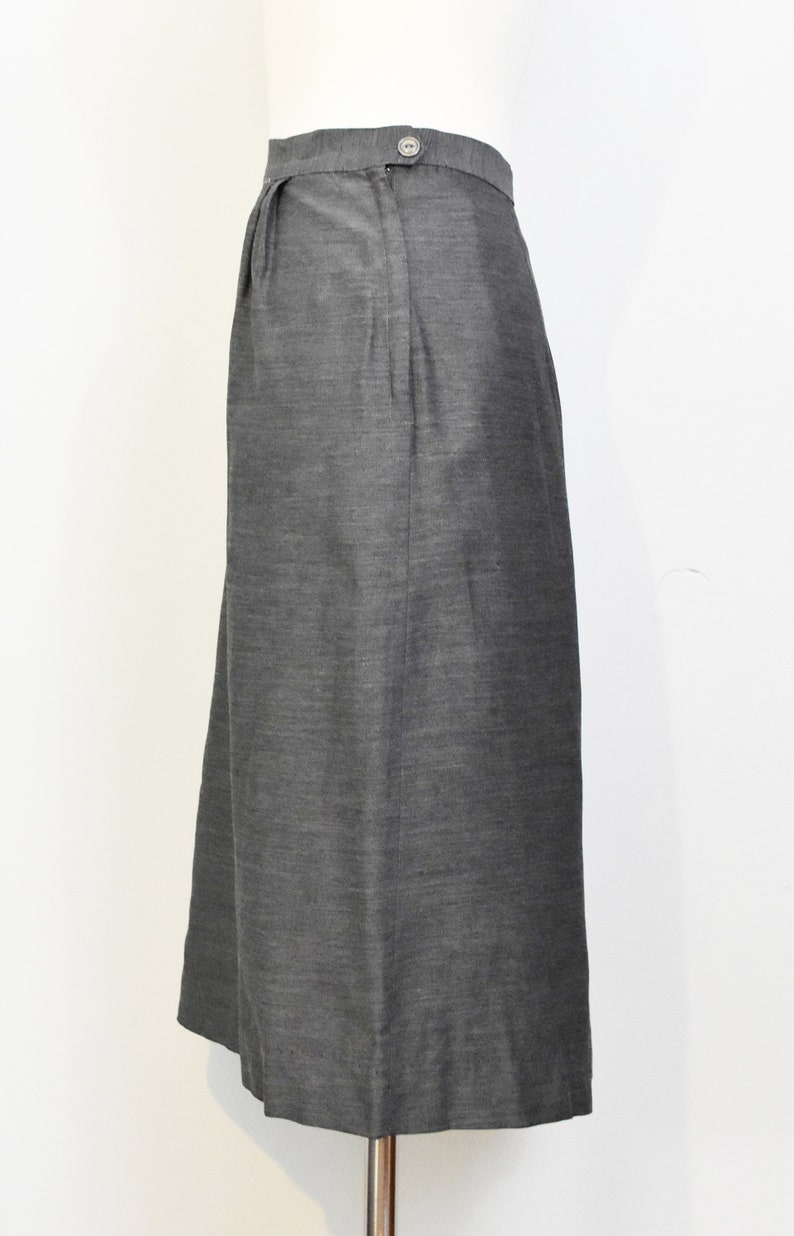 Gray 50s60s Wiggle Skirt