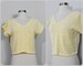 Croquet Club Yellow Knit Crop Sweater 