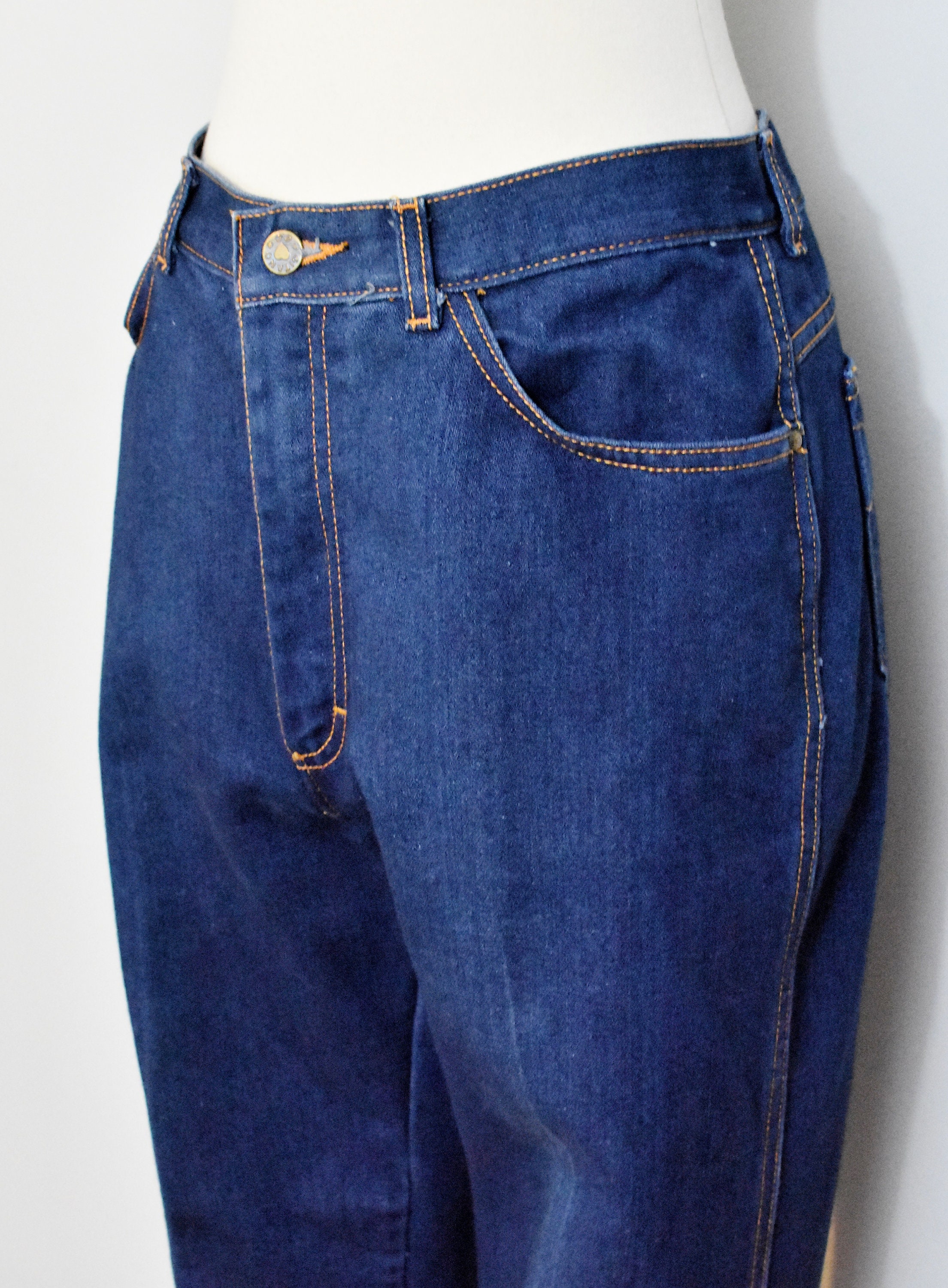 PS Gitano 80s High Waist/dark Wash Jeans - Etsy