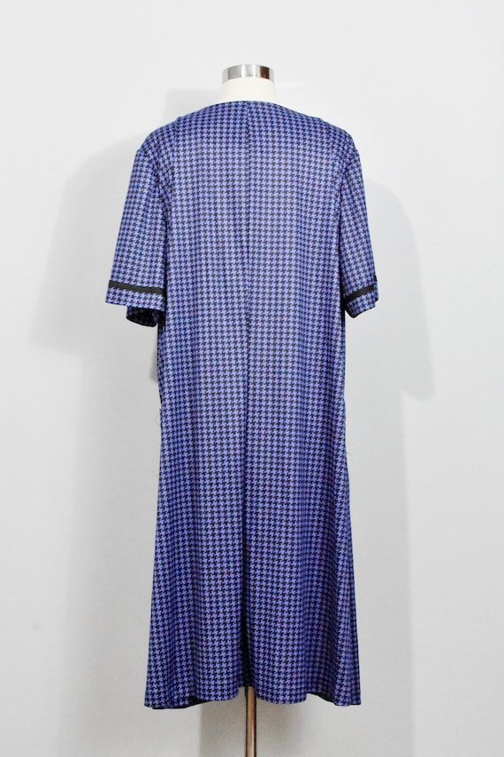 Purple Houndstooth Housedress by Yakko - image 5