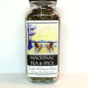 LAKE MICHIGAN MINT Refreshing Mint Tea/ a light cooler image 1