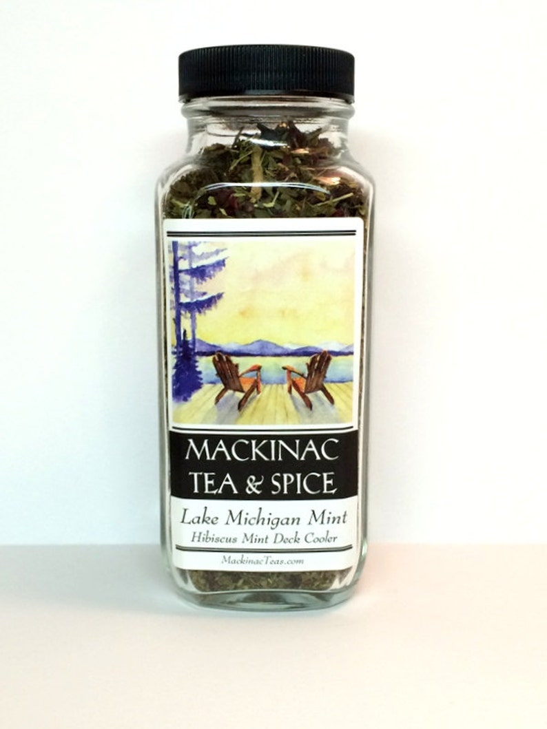 LAKE MICHIGAN MINT Refreshing Mint Tea/ a light cooler image 1
