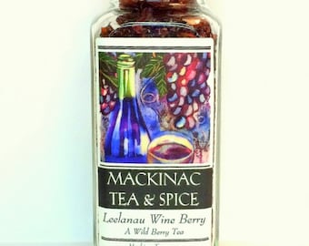 LEELANAU WINE BERRY- A Wild Berry Iced Tea cooler/ great Sangria Base for Summer cocktails