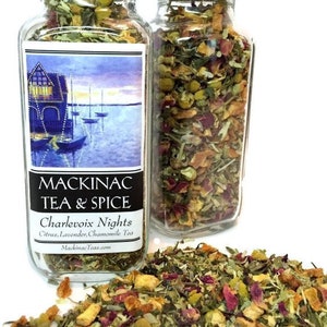 CHARLEVOIX NIGHTS Floral Lavender Tea/Enlightening Blend of fruit & flower Tea image 3