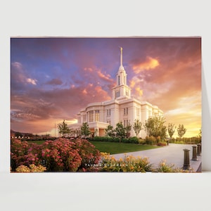 Payson LDS Temple Photography Print