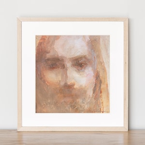 The Face of Christ : Minimalist Wall Art Decor Artwork of Jesus Christ