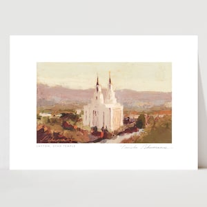 Layton, Utah LDS Temple Print