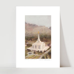 Ogden, Utah LDS Temple Print