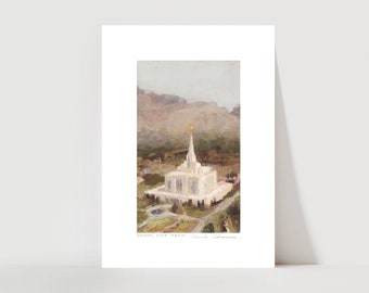 Ogden, Utah LDS Temple Print