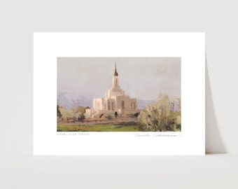 Orem, Utah LDS Temple Print