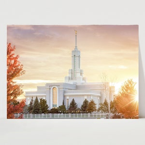 Mount Timpanogos Utah LDS Temple Photography Print