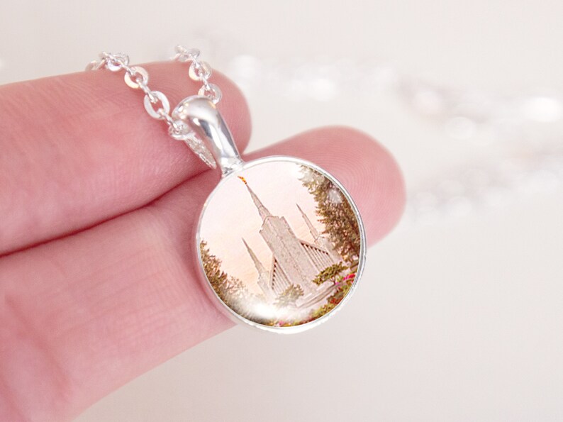 Portland Charm Portland Temple: Necklace, Bracelet, Zipper Pull or Tie Tack/pin LDS ...