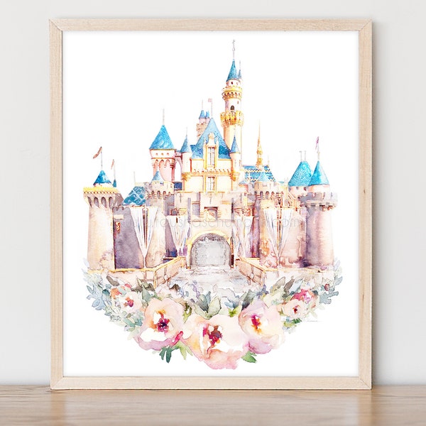 Sleeping Beauty Castle Png Etsy