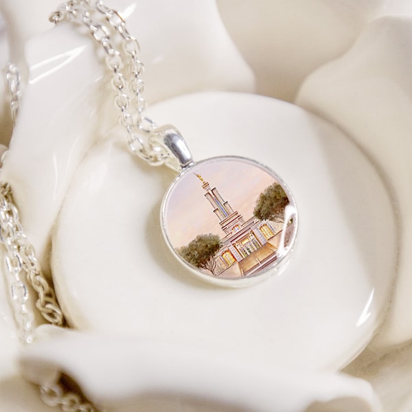 San Antonio Temple: Necklace, Bracelet, Zipper Pull or Tie Tack/Pin LDS Jewelry