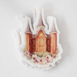 Provo City Center Temple Waterproof Sticker