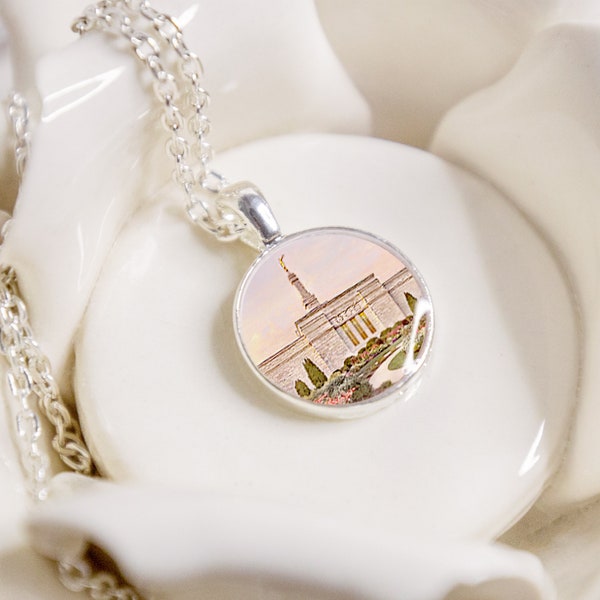 Nashville Temple: Necklace, Bracelet, Zipper Pull or Tie Tack/Pin LDS Jewelry